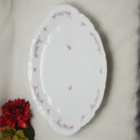Antique H & C Imperial Large Floral Serving Platter - Picture 2 of 16